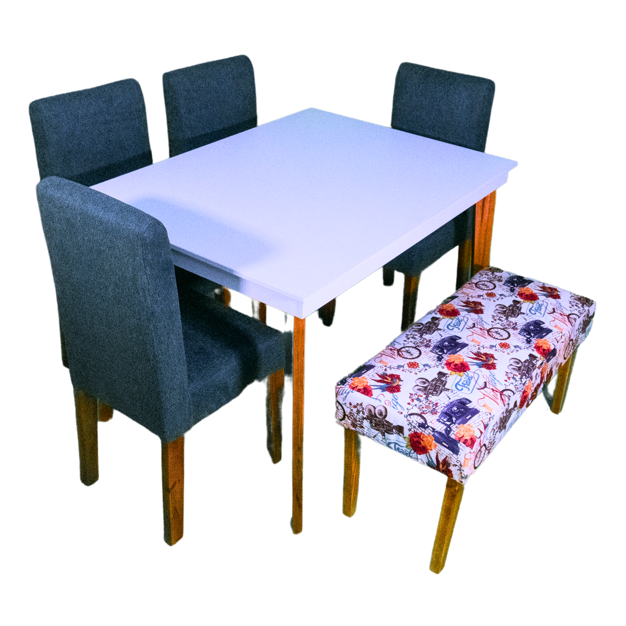 Comedor para 6 Personas - Madera Maciza y Diseño Moderno